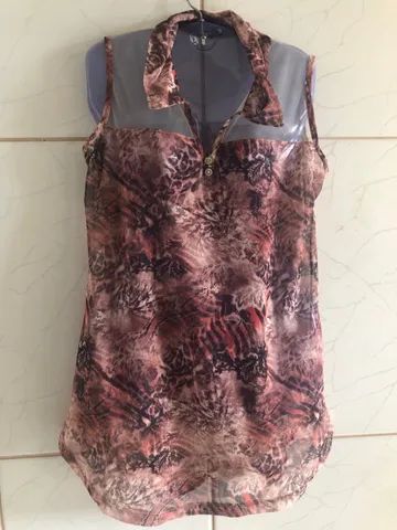 Blusa com transparencia (P/M)