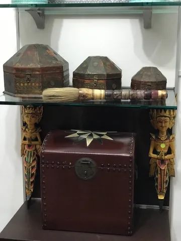 Pincel Chinês Original com crina de cavalo...Linda Peça...Unico Decoração....