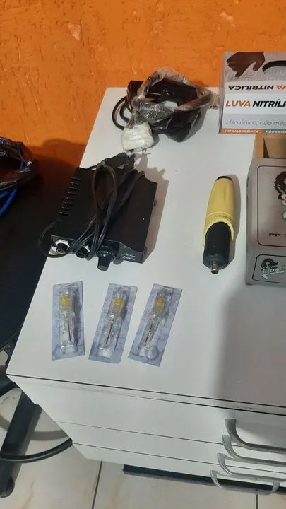 Conjunto de equipamentos para tatuagem - Foto 2