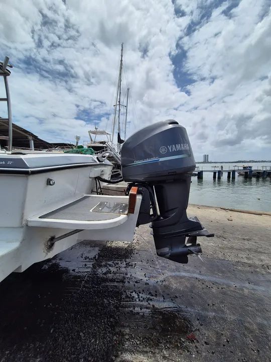 Lancha Carbrasmar 22, motor Yamaha 225 4T - Foto 5