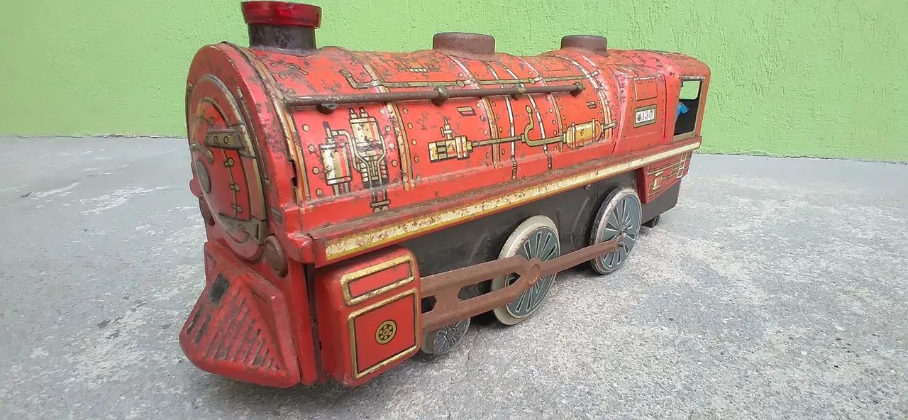 Trem de Ferro Brinquedo Antigo Anos 60