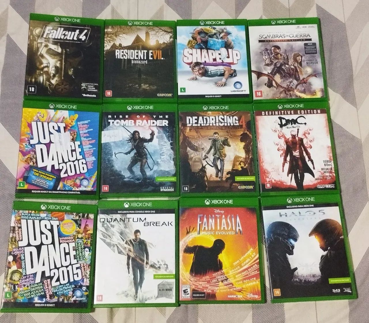 12 JOGOS ORIGINAIS - 2 Controle 1 Kinect