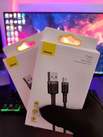 Cabo iPhone Baseus - 100% compatível 