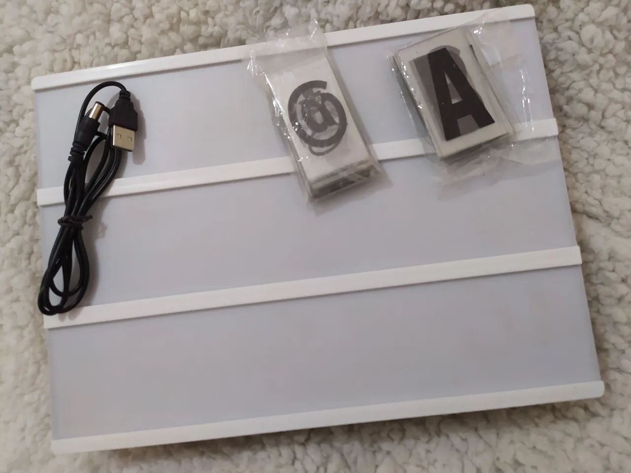 Luminária led Tam G (letras /números/ símbolos) - Foto 5