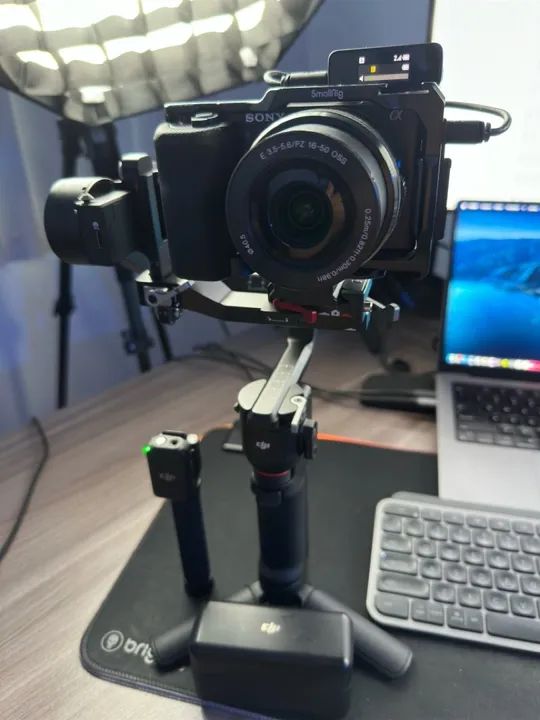 SONY ZVE-10  + GYMBAL DJI + MIC DJI + ACESSORIOS - Foto 4