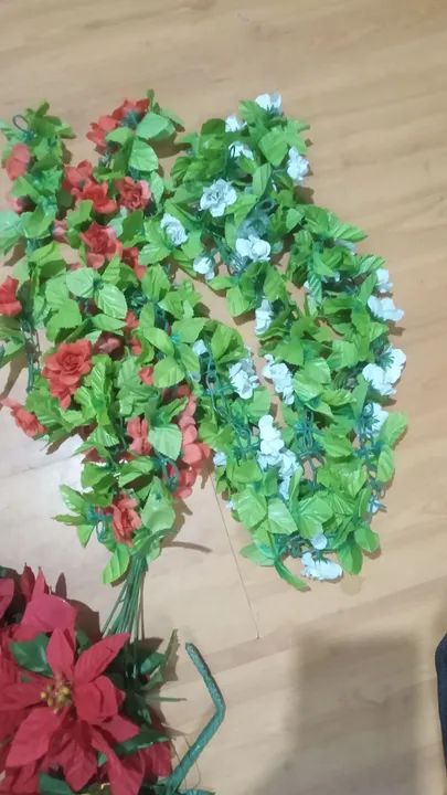 Flores artificiais para decoração