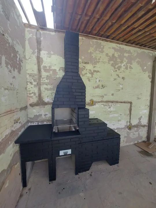Fogão a lenha, Churrasqueiras, bancadas com pia. - Foto 4