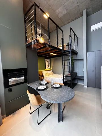 ÉVLON 602 - Duplex 100% mobiliado e equipado - 31,57m² + mezanino - Foto 4