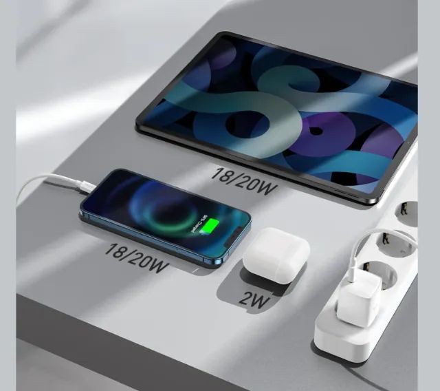 Carregador Baseus 20w tipo C Iphone 15 e outros - Foto 4