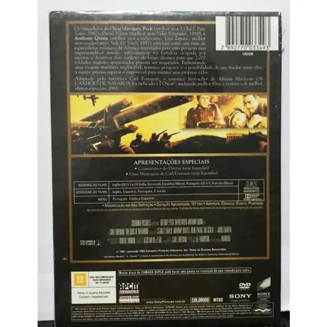 DVD Os Canhões de Navarone.  LACRADO. - Foto 2