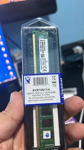 Memória DDR 3 4gb Kingston 1333
