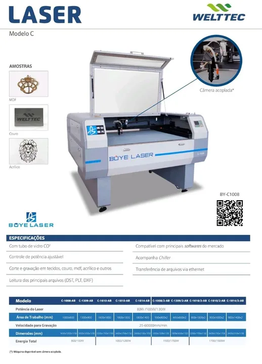 Corte a Laser Co2- semi nova