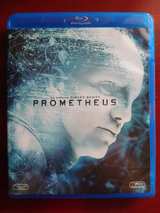 Filme "Prometheus" (Blu-ray usado em estado de novo)