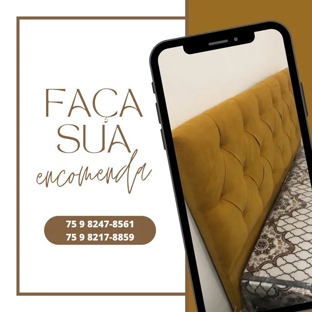 CABECEIRA CASAL NOVA / ENTREGA HOJE 