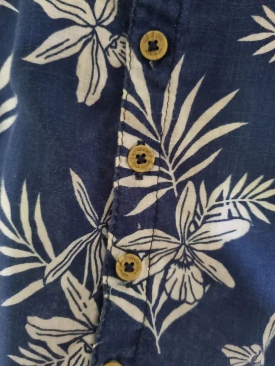 Camisa floral para bebê, tam. M - Foto 3