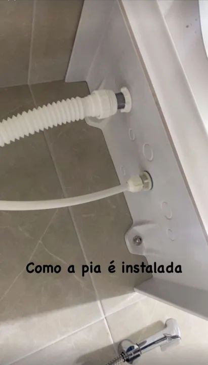 Cuba Preta 30x30 e Bancada Preta 40x60 para banheiro no mármore sintético (sem torneira - Foto 5