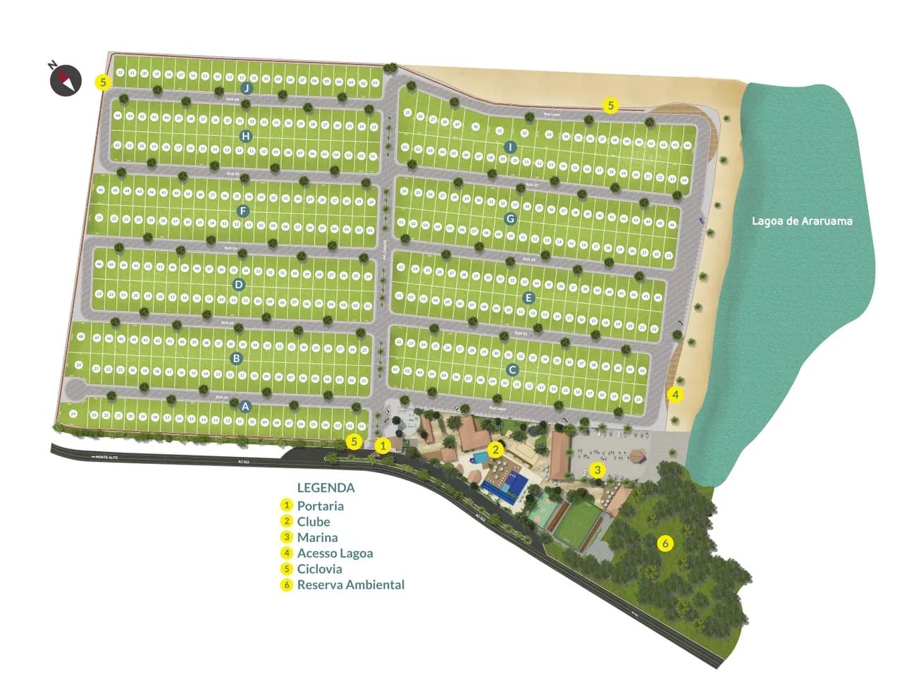 Terreno no Blue Lake Residence Club- ARRAIAL DO CABO - Foto 6