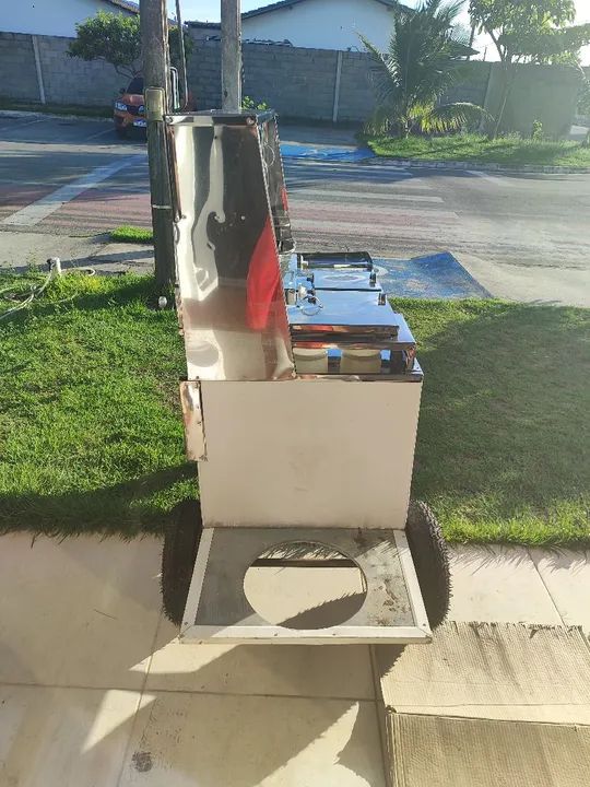 Carrinho completo inox semi-novo - Foto 6