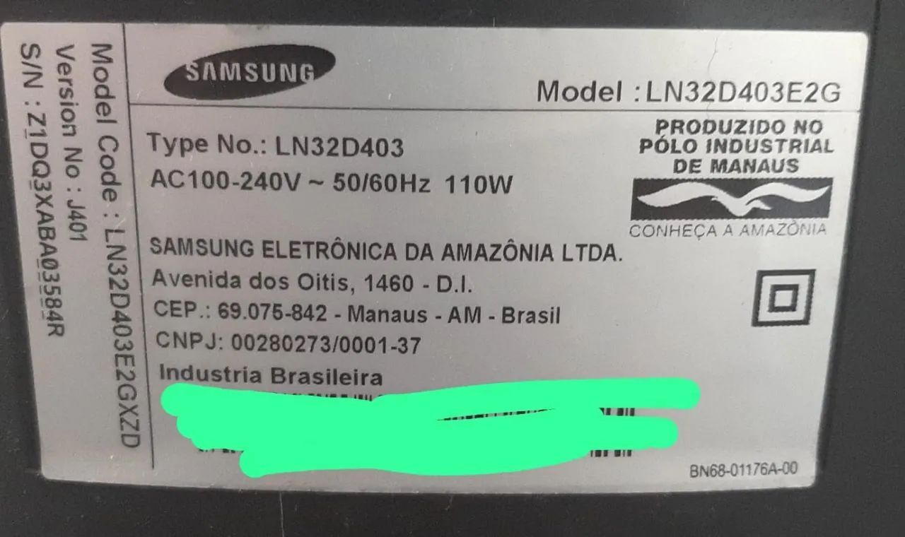 Placa Fonte TV SAMSUNG LN32D403E2G BN44-00468A <br><br>Cod -  BN44-00468A - Foto 4