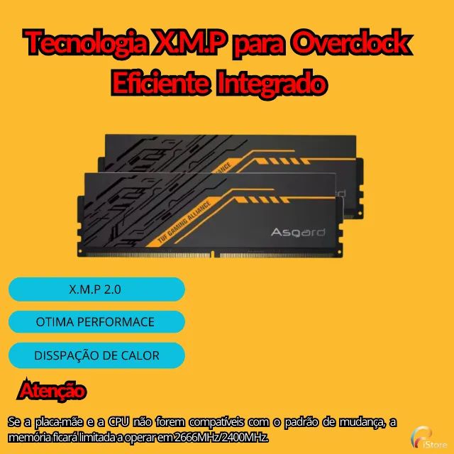 Memória RAM DDR4 Asgard TUF Gaming 32GB (2x16GB) 3200MHz Performance e Estilo - Foto 3