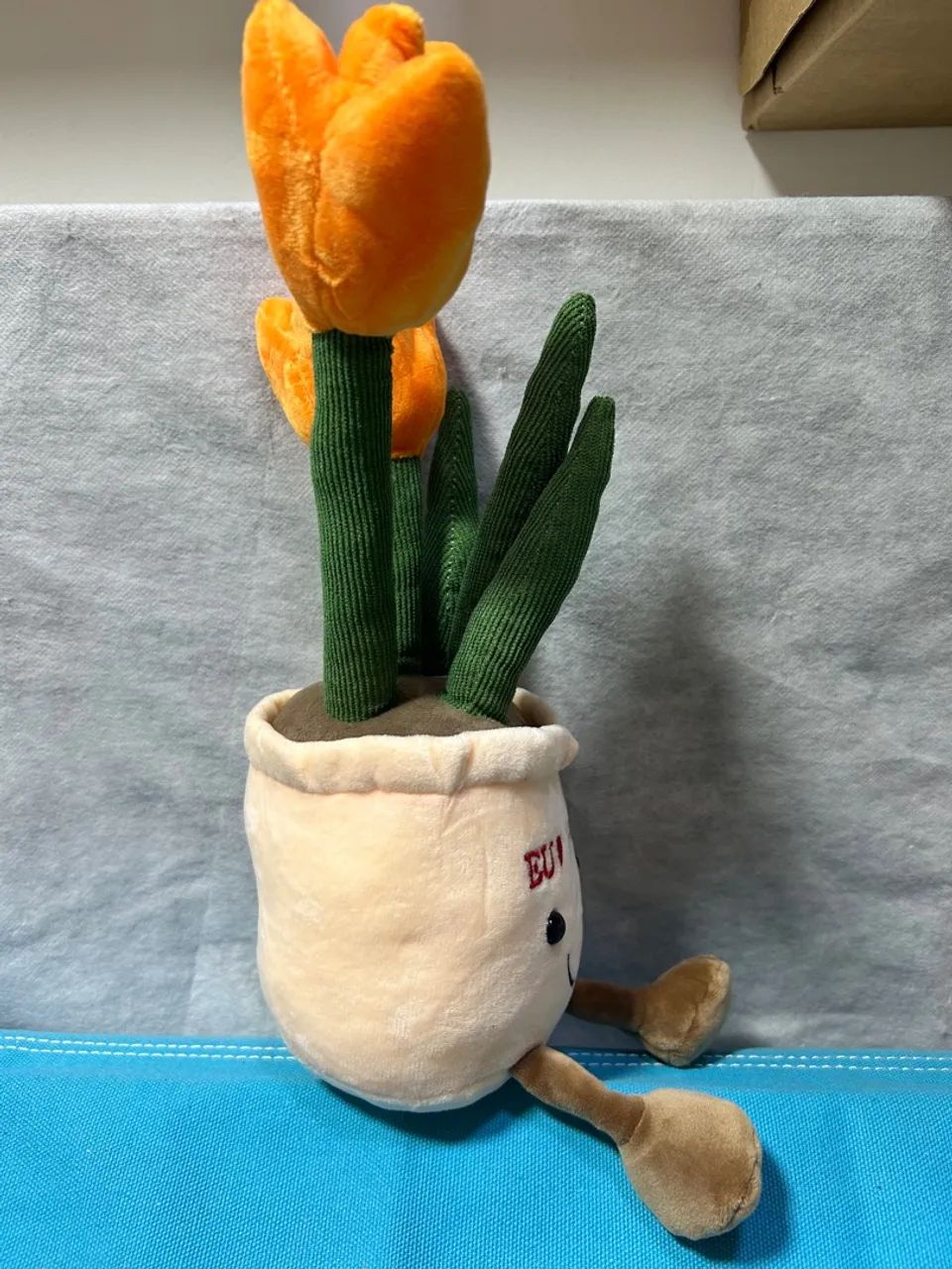 Pelucia vaso com tulipa BR Machine - Foto 3