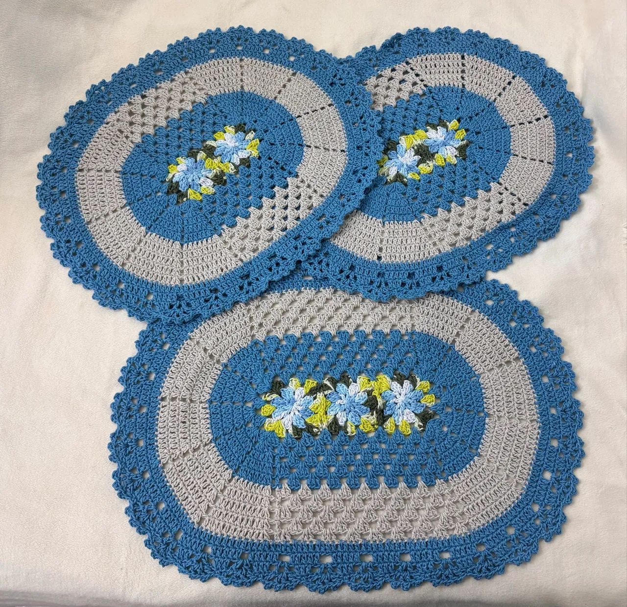 Jogo de banheiro de Crochê 