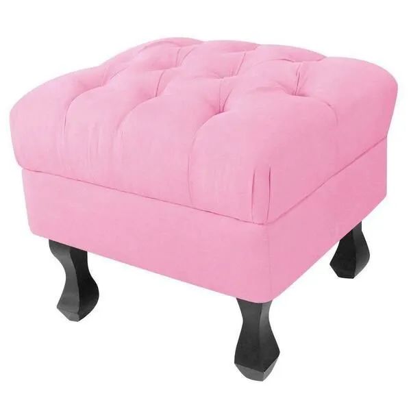 Banqueta estofada rosa - Foto 5