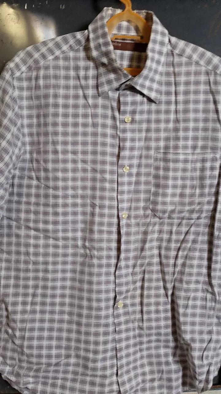 Camisa Xadrez Masculina Perry Ellis Tam m usada