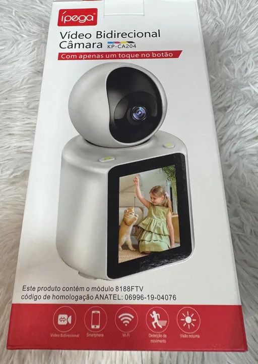 Câmera Ípega kP-CA204 baba eletrônica com monitor  - Foto 4