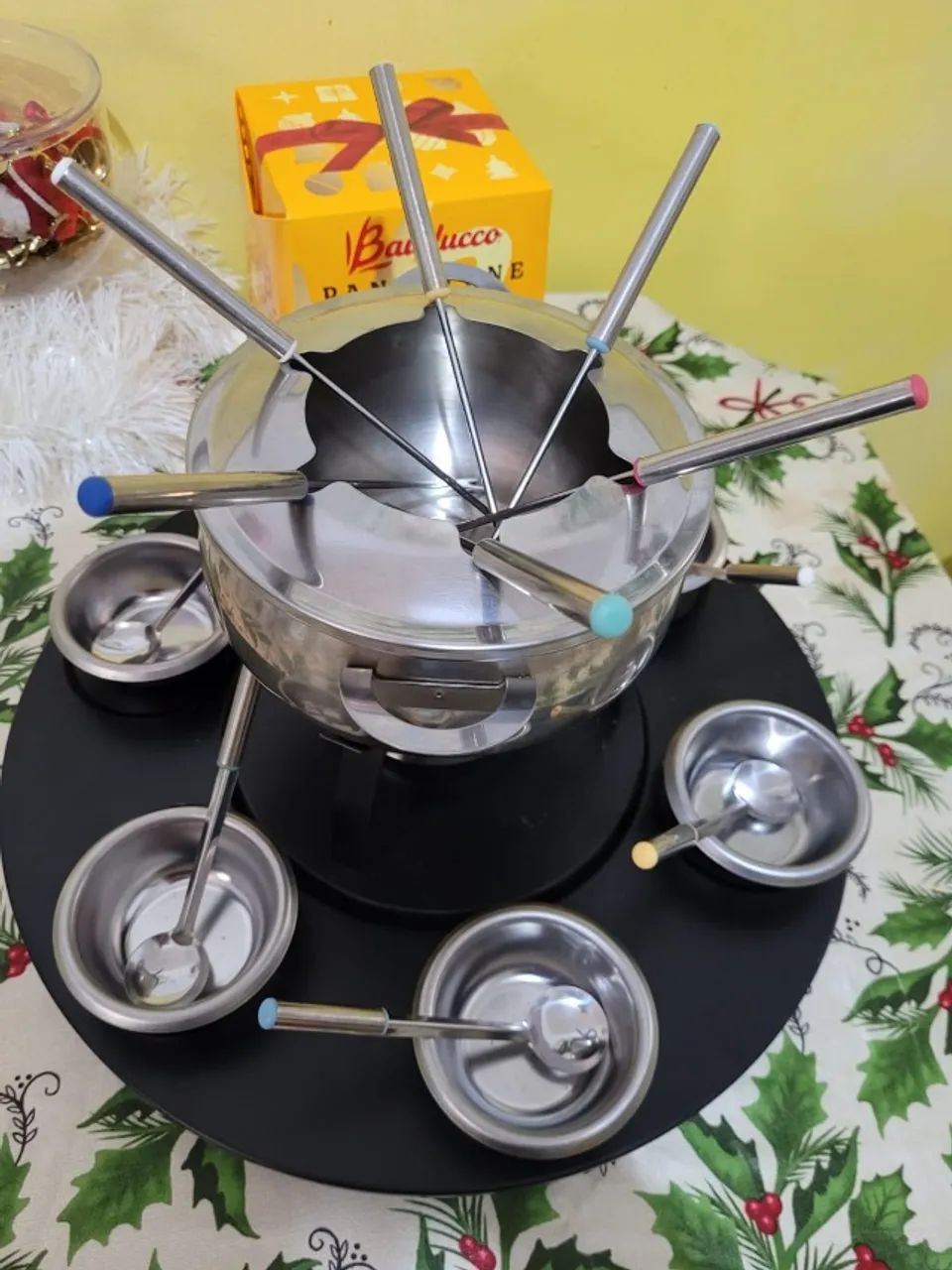 Aparelho de Fondue Inox - Completo Ótimo Estado - Foto 3
