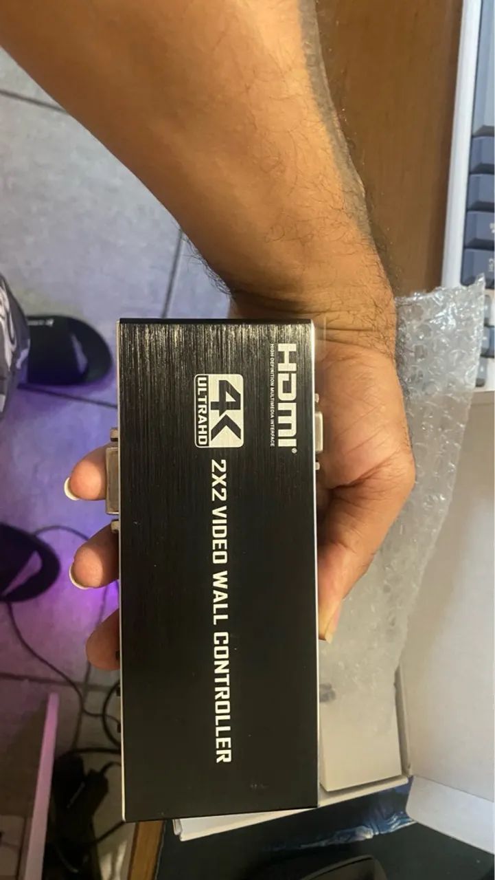 Controlador de Parede de Vídeo 2x2 HDMI 4K - Foto 2