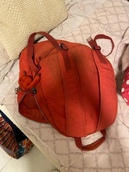 Mochila Kipling vermelha - Foto 2