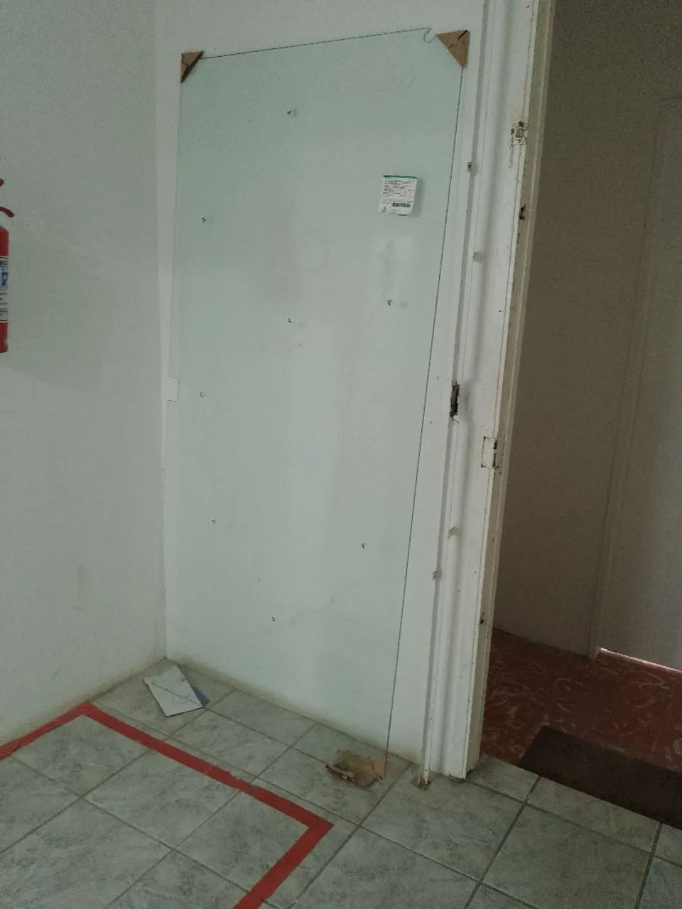 Porta de vidro temperado 