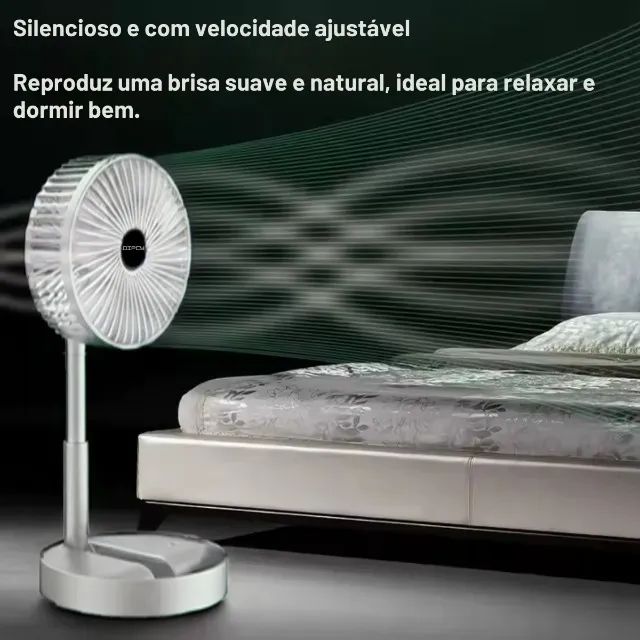 Ventilador Silencioso Bivolt Novo | 3 Velocidades | Econômico e Potente - Foto 6