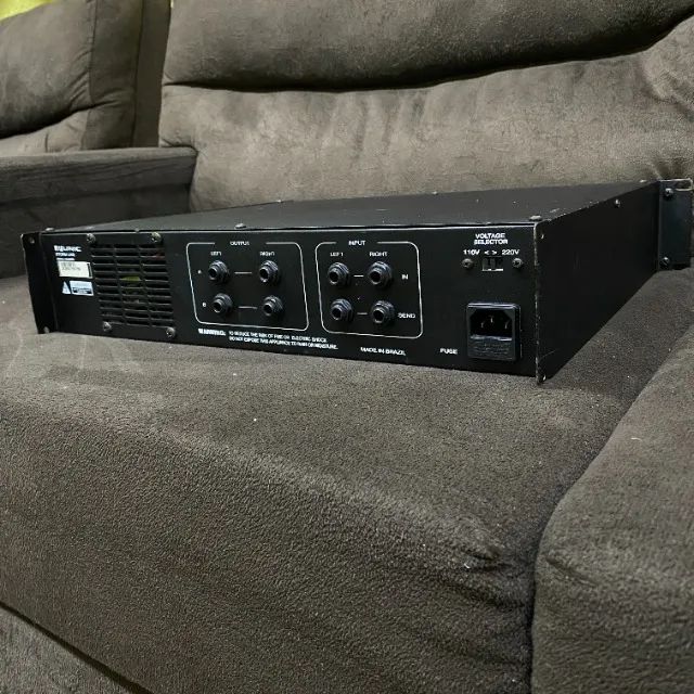 Potência Profissional UNIC ZX 300 para PA e Som - Foto 5