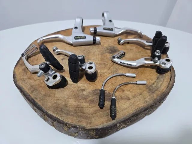 Par de  Manetes DIA-COMPE  PowerControl 7 EXA + Vbreaks impecáveis - Bike