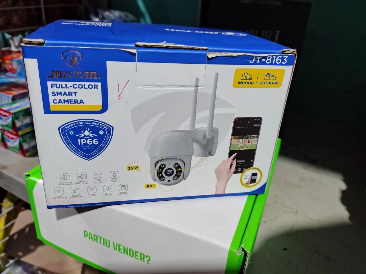 Câmera externa wi-fi visão noturna aplicativo yousee residência a água  - Foto 2