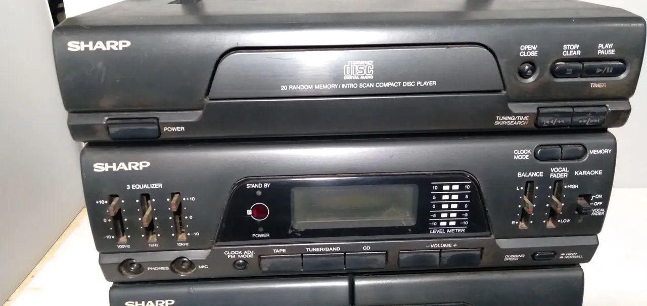 Som SHARP  GX CD560B com defeito - Foto 2