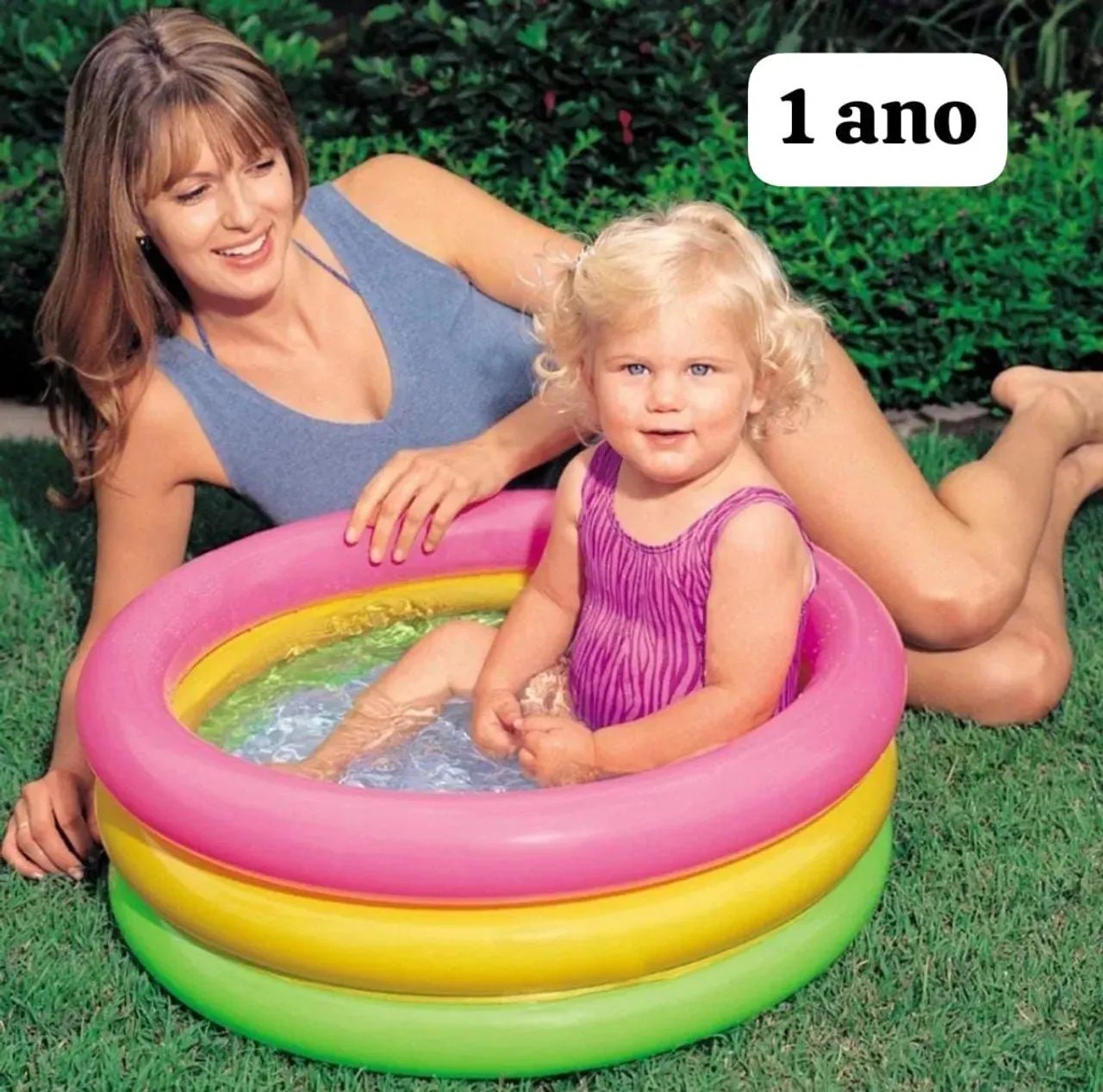Piscina inflável para bebê - 1 ano