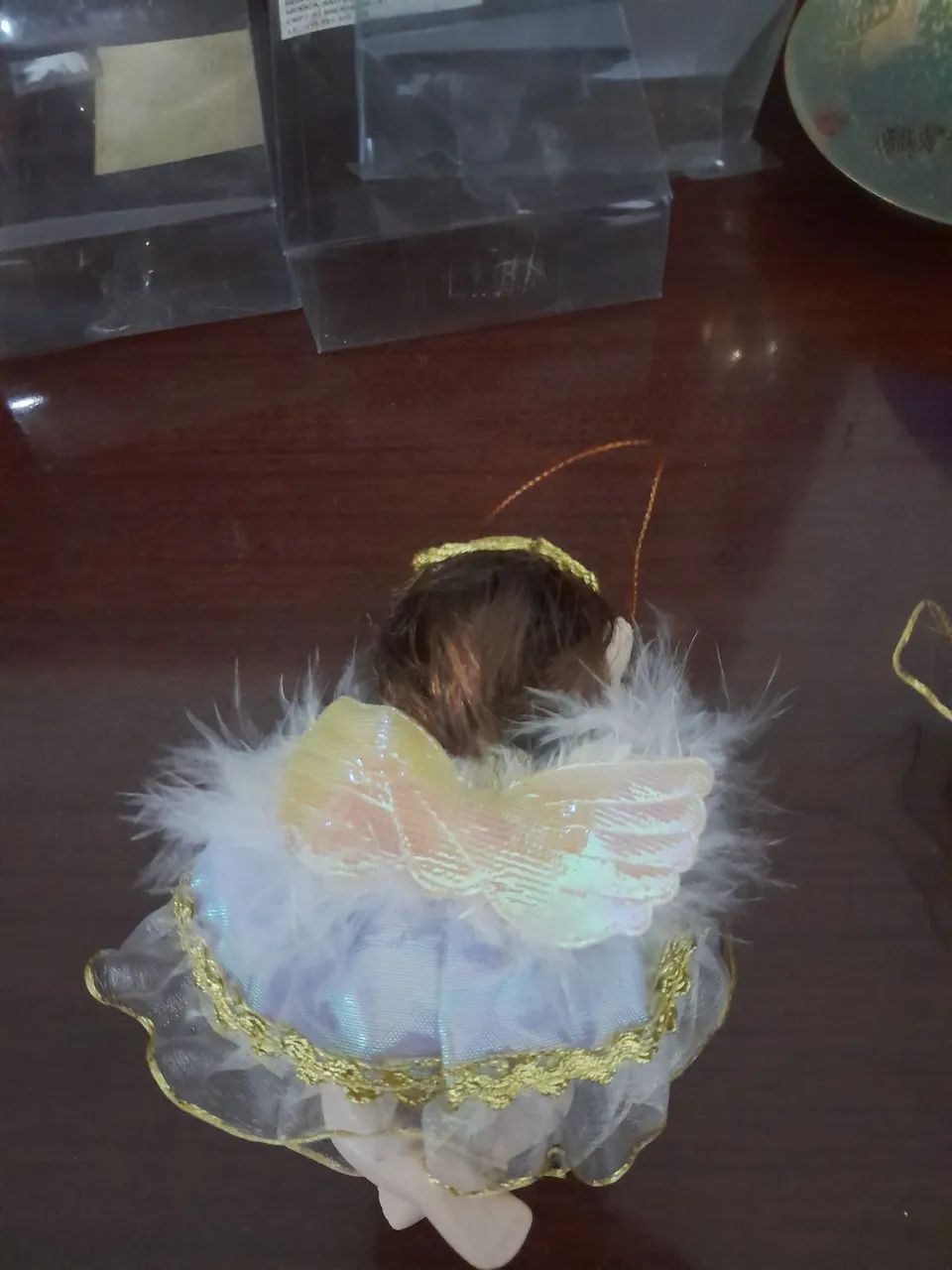 Boneca anjinha em porcelana  - Foto 2
