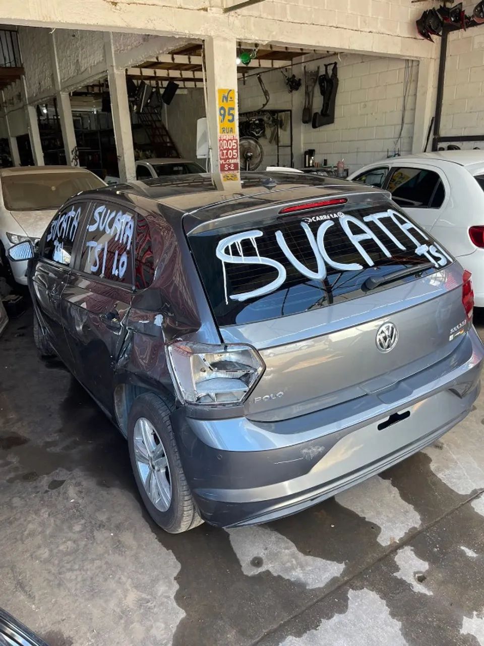 Sucata Polo 1.0 TSI APENAS RETIRADA DE PEÇAS - Foto 2