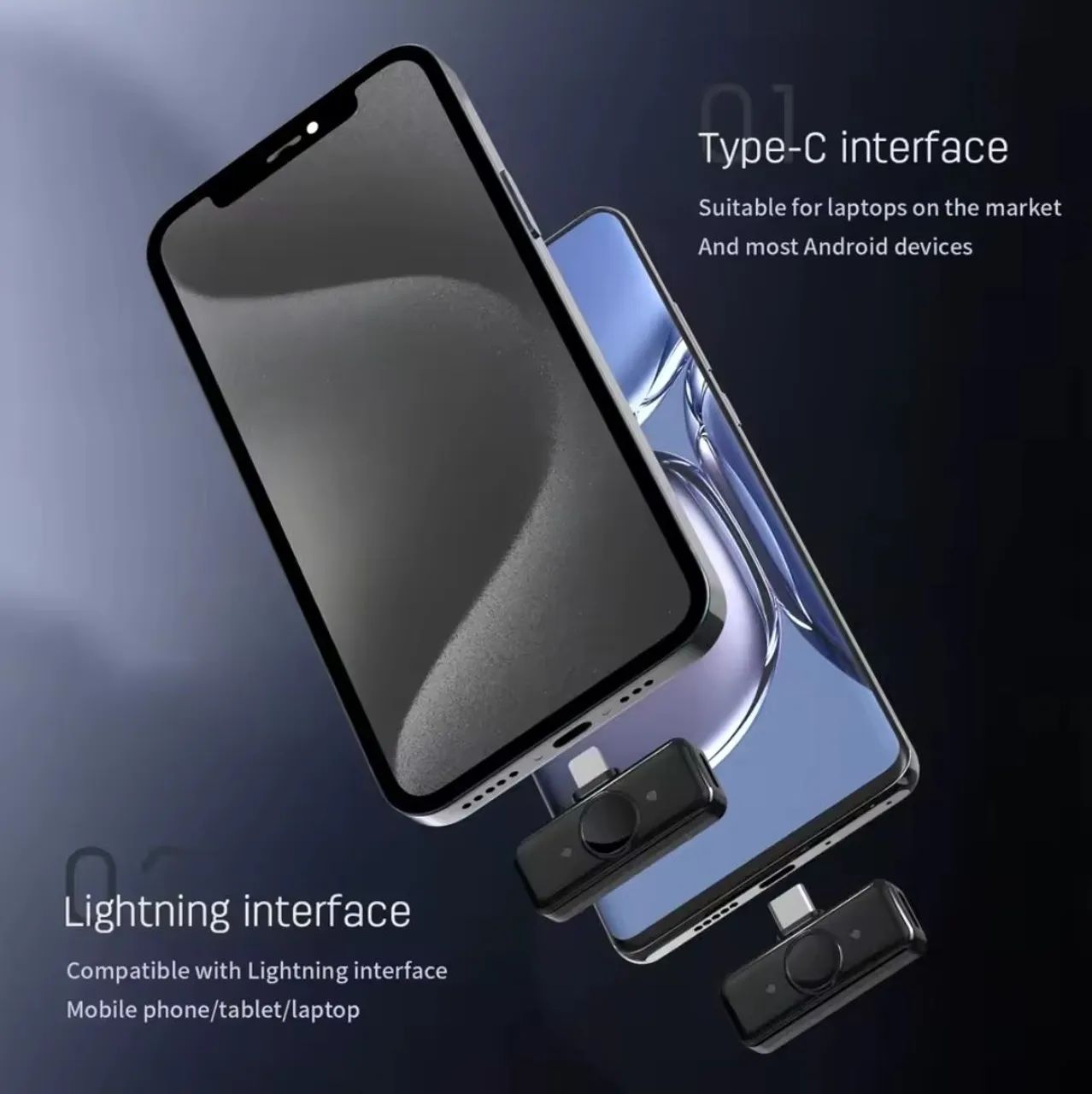 Microfone de Lapela Sem Fio  - Foto 3