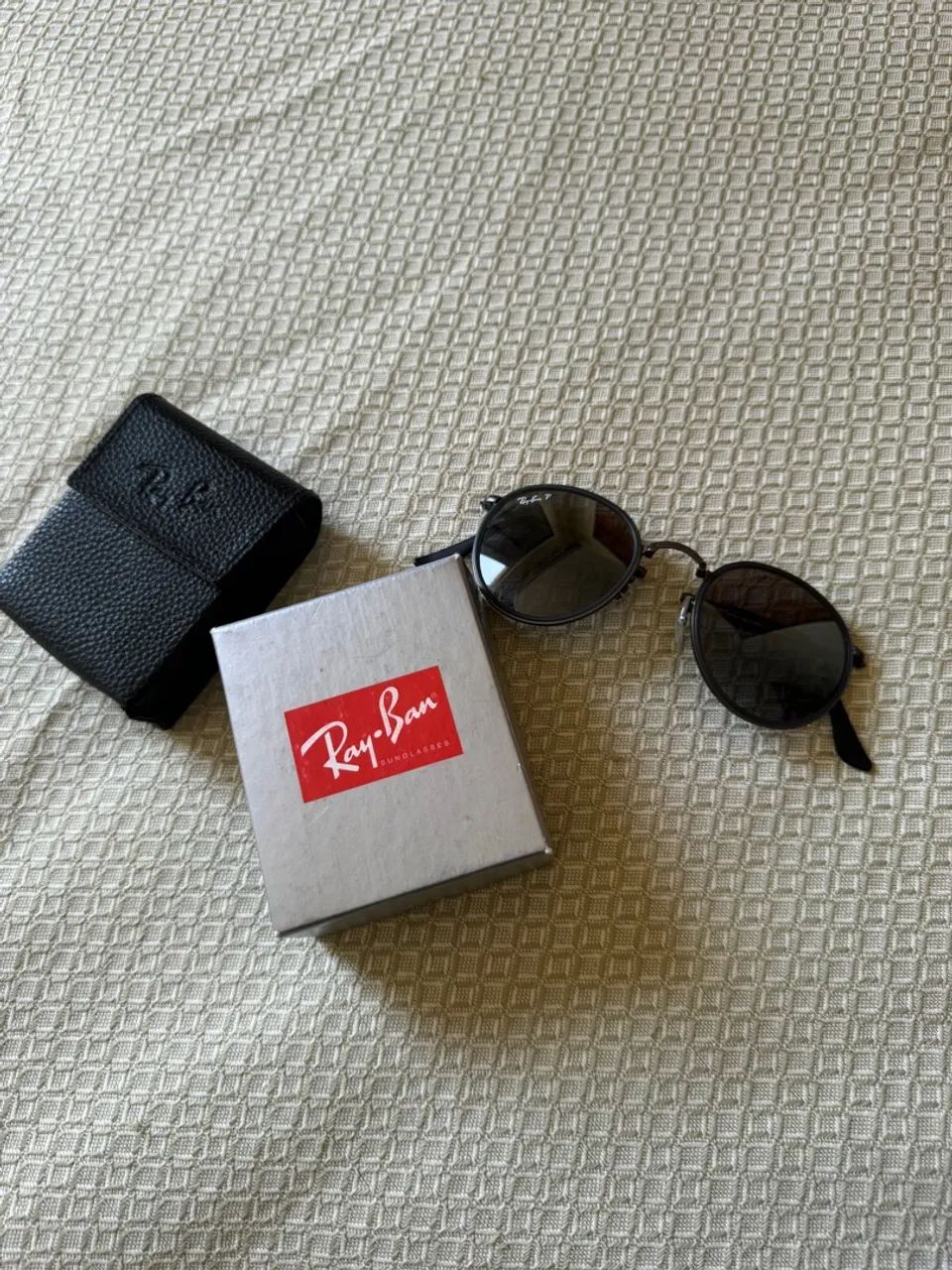 Óculos de Sol Ray-Ban Dobrável com nota fiscal  - Foto 2
