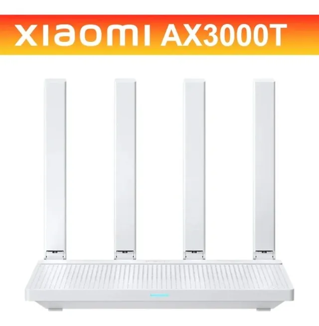 Roteador Xiaomi AX3000T Wi-fi 6, NFC 2.4 E 5 Ghz Tecno Mesh PRO Dual Wan