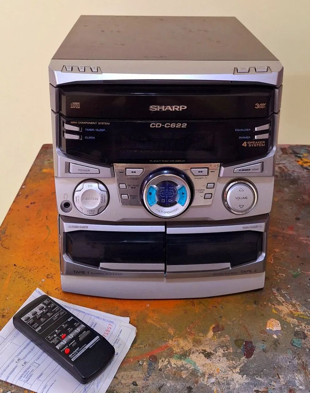 Mini System Sharp CD-C622 - LER A DESCRIÇÃO ATENTAMENTE 