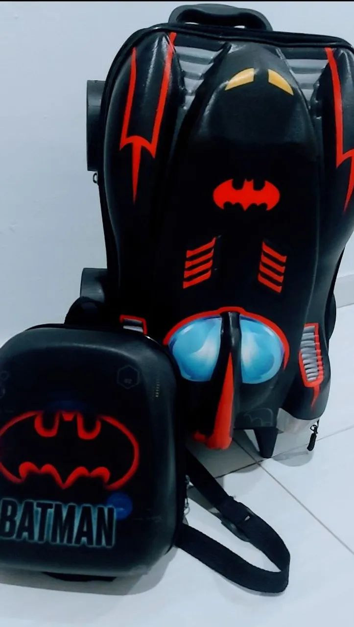Mochila e lancheira Batman