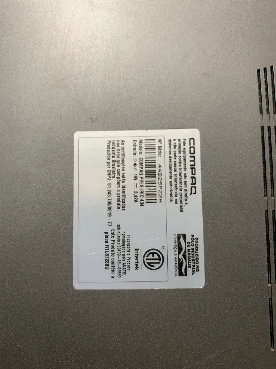 Notebook Compaq  - Foto 2