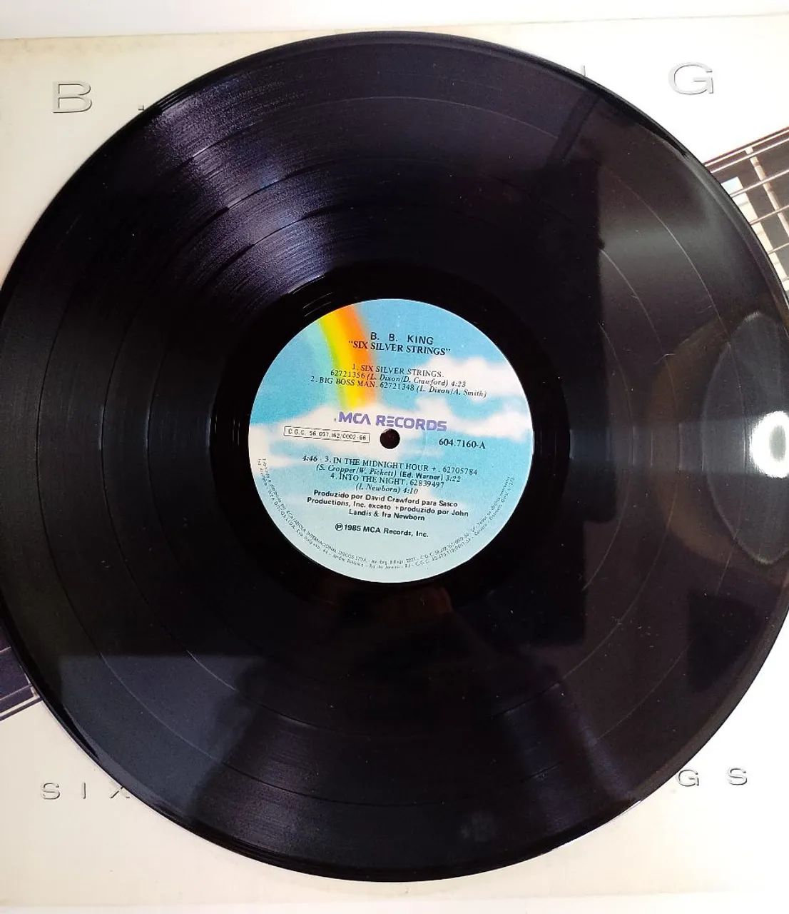 B.B King Six Silver Strings LP vinil  - Foto 4