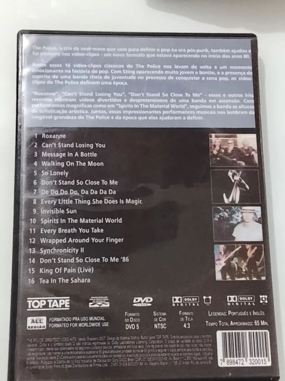 DVD THE POLICE GREATEST VIDEO HITS - Foto 2