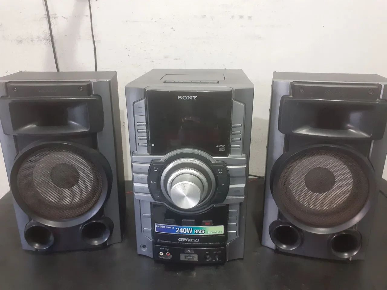 Som Sony 240w MHC-GT111Z FM CD USB mp3 